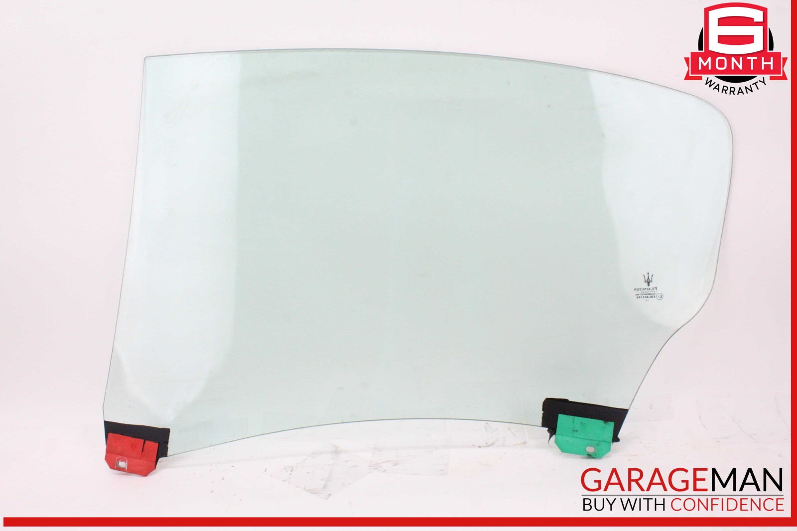 03-13 Maserati Quattroporte M139 Rear Right Passenger Side Door Window Glass OEM