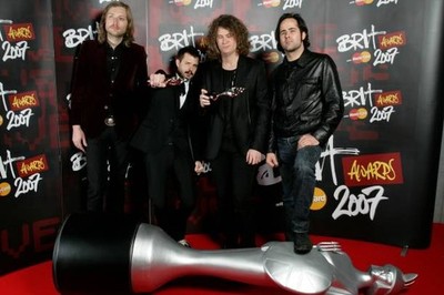 KILLERS L R Mark Stoermer Brandon Flowers David Keuning Ronnie Van- Old Photo 2