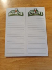 Chef Boyardee Lined Grocery List Memo Pads Lot Of 2 Vintage New