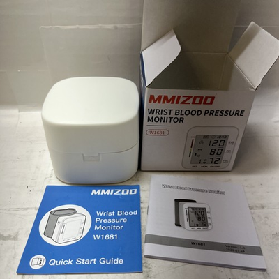 #ad #ad MMIZOO Wrist Blood Pressure Monitor LCD Display W1681 Open Box $24.00