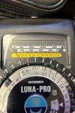 Gossen Luna-Pro Light Meter w/ Diffuser Dome – Tested, Working Needle – Germany