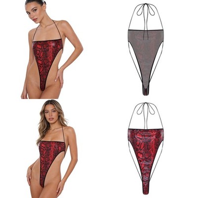 Frauen Unterwäsche Teddy Ein Stück Sexy Strandbekleidung Party Badeanzug Pool