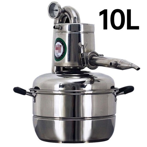 Small Household 10L Water Alcohol Distiller Brew Kit Distillation Equipment New