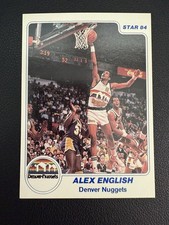 1983-84 Star Alex English #186 NM Denver Nuggets - Low PSA Population