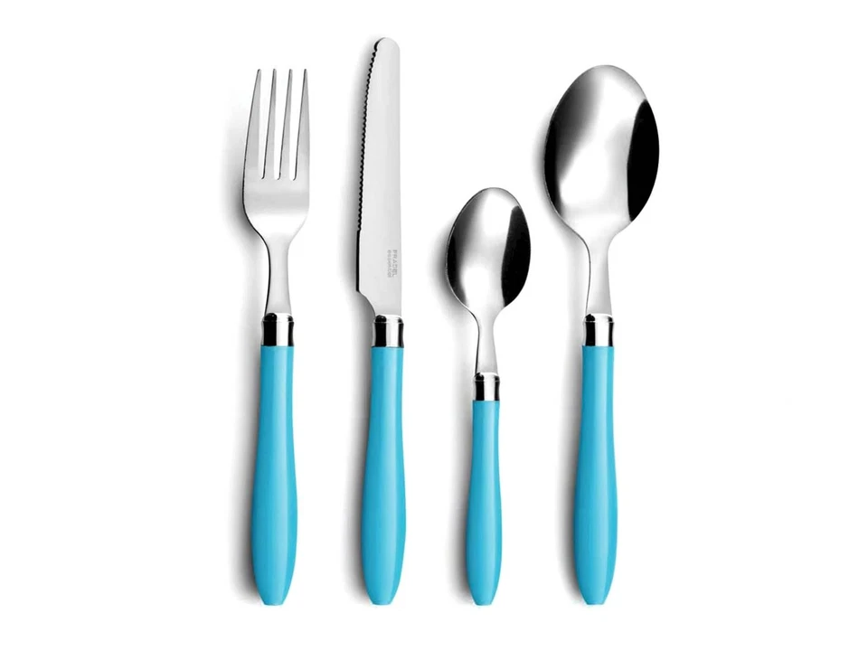 Amefa Set Posate, Acciaio Inox, 16 Pezzi, 8x6x27 Cm Turchese Azzurro - Imagen 4 de 4