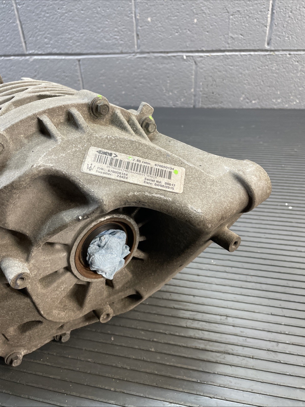 2013-2024 Maserati Ghibli M157 3.0L RWD Rear Differential Assembly 82K Miles OEM