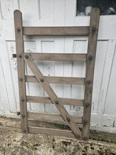 Solid Old Antique Oak Pedestrian Garden Gate