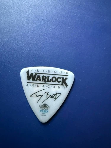 ((( WARLOCK / DORO ))) guitar pick VERY RARE