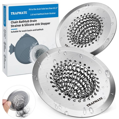 #ad #ad Bathtub Stopper Drain Strainer Kit Easy Clean Tub Shower Drain Hair Catcher... $30.68