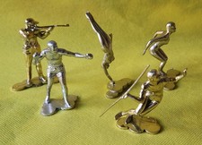 5 Olympic figures TOKIO 1964 ARGENTINA Promo PEPSI Plastic Toy soldiers variant
