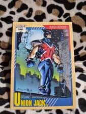 Marvel Universe Super Heroes 1991 Union Jack #24 PSA 9 Mint