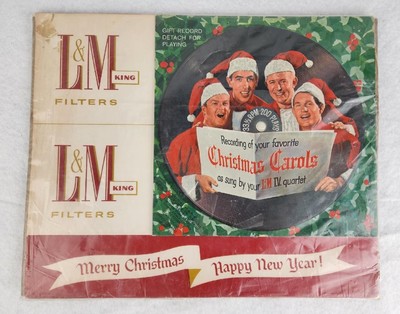 Christmas Carols as sung by your L&M King T.V. Quartet 33 1/3 RPM Vinyl