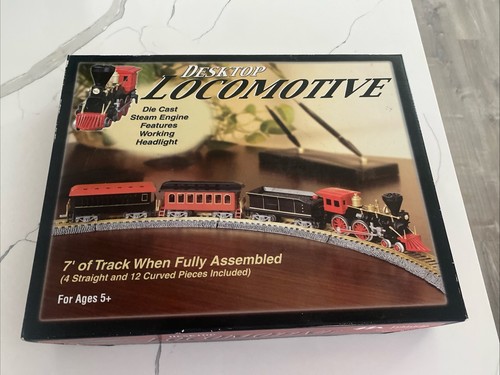 Desktop Locomotive Train Set By feldstein Used In Box Runs