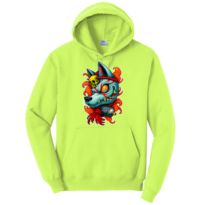 Art Society Tätowierung FLASH vol. 6 neongelb Kapuzenpulli SMALL-4XLARGE
