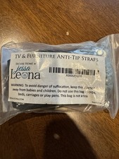JESSA LEONA TV FURNITURE ANTI-TIP STRAPS, NEW IN PACK