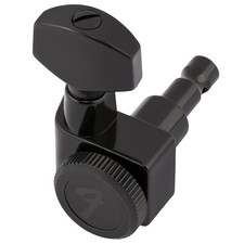 Fender Deluxe Locking Staggered Guitar Tuners, Guitar Accessories, Black