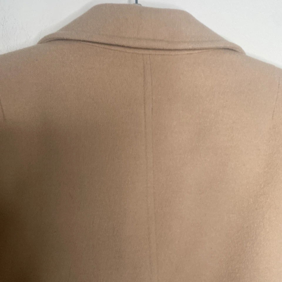 Tribal Wool Blend Peplum Blazer Sz 10 Tan - Image 4 of 4