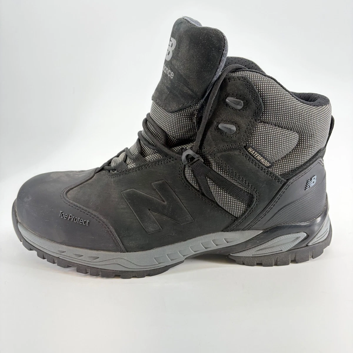 New Balance Allsite Mens Size 11EE Black Waterproof Composite Toe Work Boots