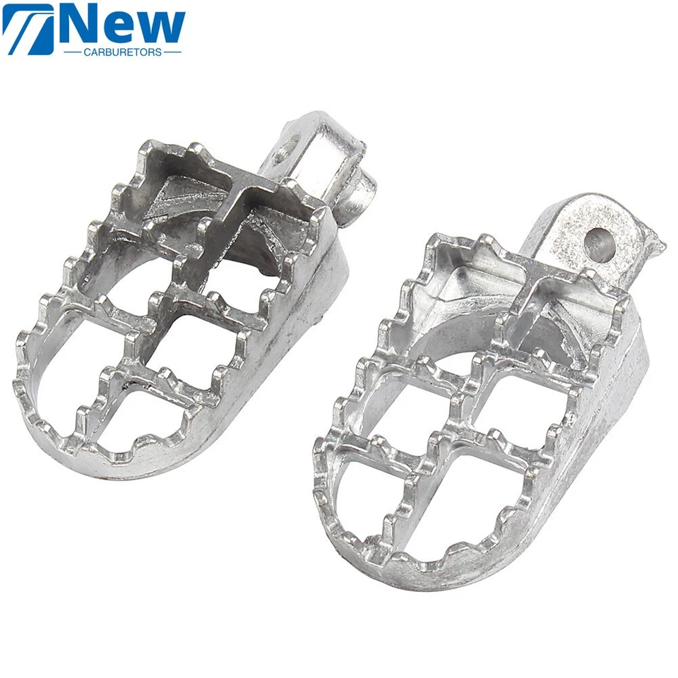Footrest Pedal Foot Pegs Silver For Yamaha TTR125 TTR225 TTR90 TTR110 Dirt Bike Foto 4 de 4