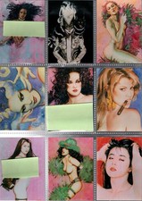 lot de 10 cartes 1997 Comic Images Olivia Obsessions in Omnichrome