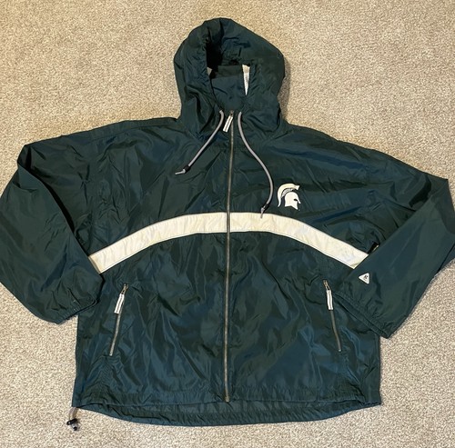 Vintage 90s/00’s Gear For Sports Michigan State University Windbreaker Size L