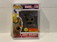 Funko Pop! Marvel Groot Holiday #530 GITD Box Warehouse Exclusive