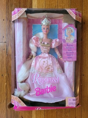 1997 Rapunzel Barbie 17646 NRFB Long Hair Princess Fantasy Doll Mattel NIB