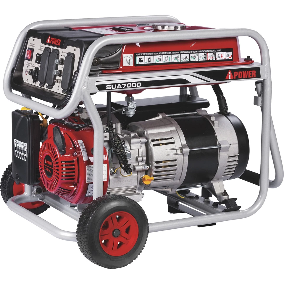 A-iPower Portable Generator — 7000 Surge Watts, 6000 Rated Watts, EPA - Image 2 of 4