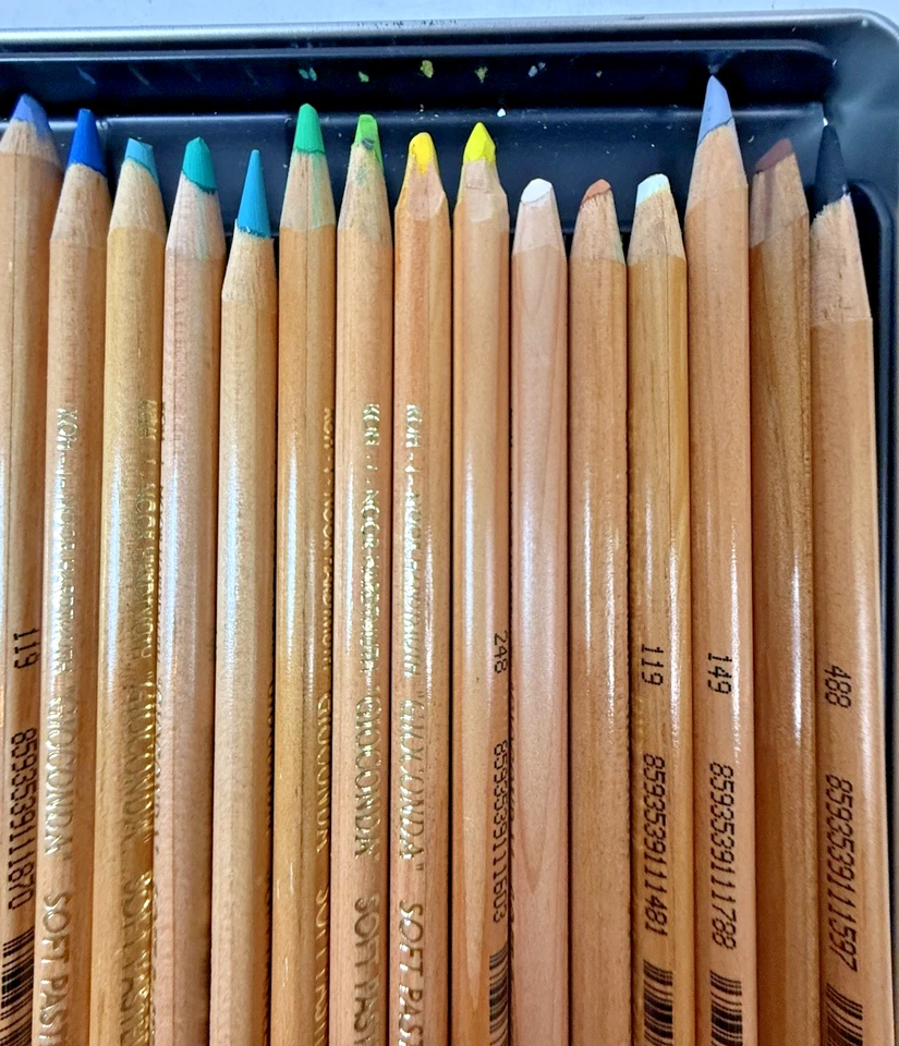 Koh-I-Noor Hardtmuth Artist's Soft Pastel Pencils Set 24 Count, SEE PHOTOS - Image 3 of 4