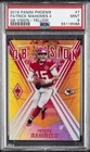 2019 PANINI PHOENIX QB VISION YELLOW #7 PATRICK MAHOMES II #/75 PSA 9