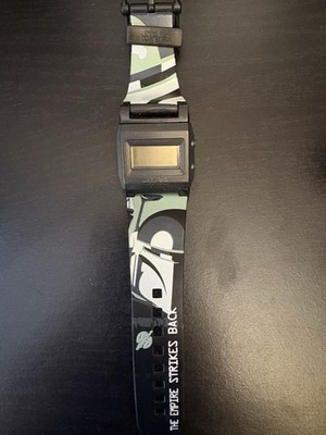 Star Wars Episode V Watch Set Boba Fett Han Solo 2005 Burger King Tin Unused