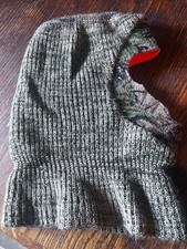 Vintage Camo Reversible Orange Knit Face Cove...