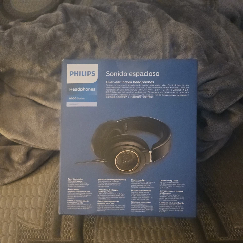 Philips Wired Over Ear Studio Headphones Comfort Fit SHP9600 50 mm Driver - Image 2 of 2