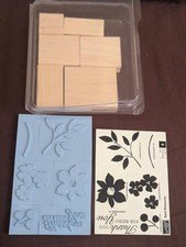 2006 Stampin Up Best Blossoms Set of 6 Rubber Stamps