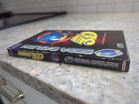 Sonic 3D: Flickies' Island Sega Saturn PAL 3D Blast Complete In box + Manual 