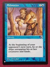Magic The Gathering THE LIST - PORTAL EXHAUSTION blue card MTG