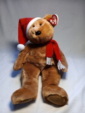 Ty Beanie Buddy 1997 Holiday Teddy the Bear Christmas Large Size