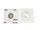 1849-O Seated Liberty Silver Dime EF Plus 1 Gram Silver Bar