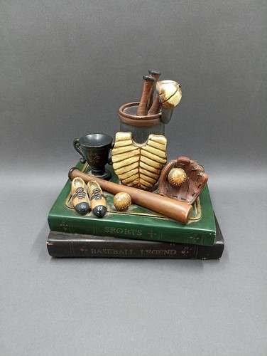 BASEBALL LEGEND Baseball stick, cap and ball maquette Great decor - Picture 4 of 24