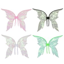 Adults Kids Fairy Wings Foldable Angel Wing Irregular Cosplay Props Polka Dot