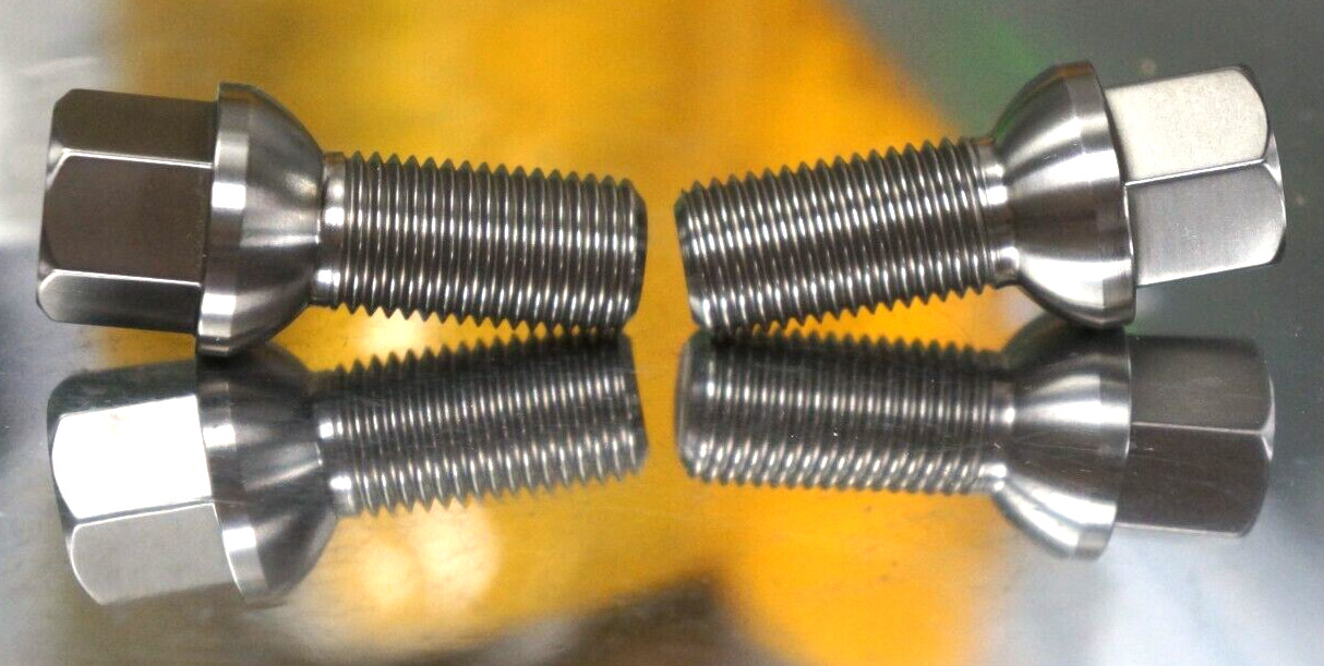 20x Titanium Wheel Lug Bolt 14x1.5 Audi VW Bentley Mercedes Genesis