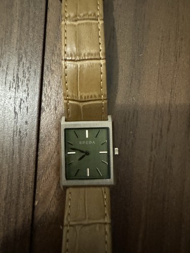 Breda Watch Leather Strap