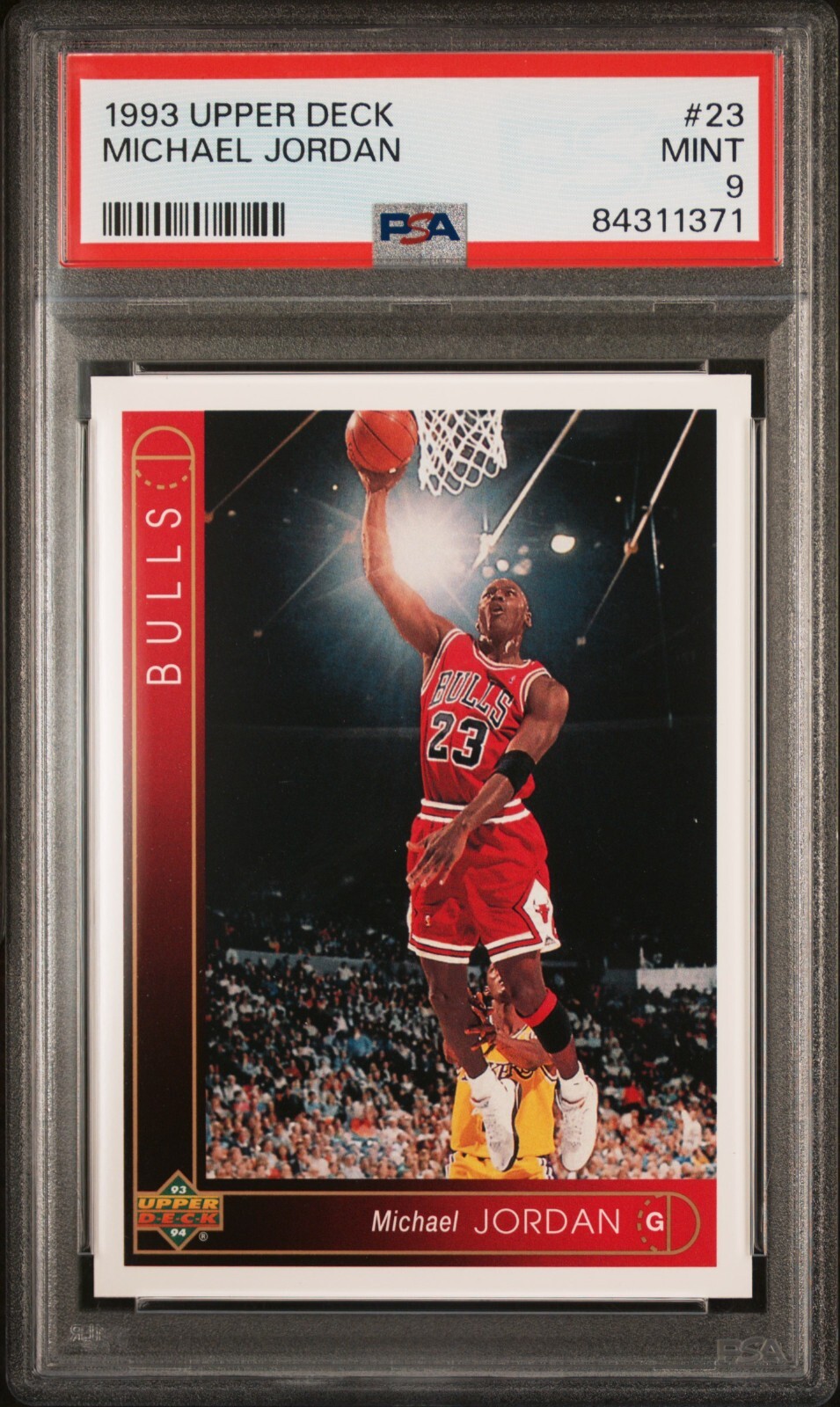 1993 Upper Deck Michael Jordan #23 PSA 8 Graded Basketball Card