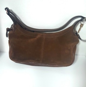 fossil suede purse