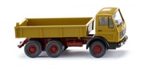 Wiking 1:87 042406 Flachpritschenkipper Mercedes Ng Currygelb Neu Ovp
