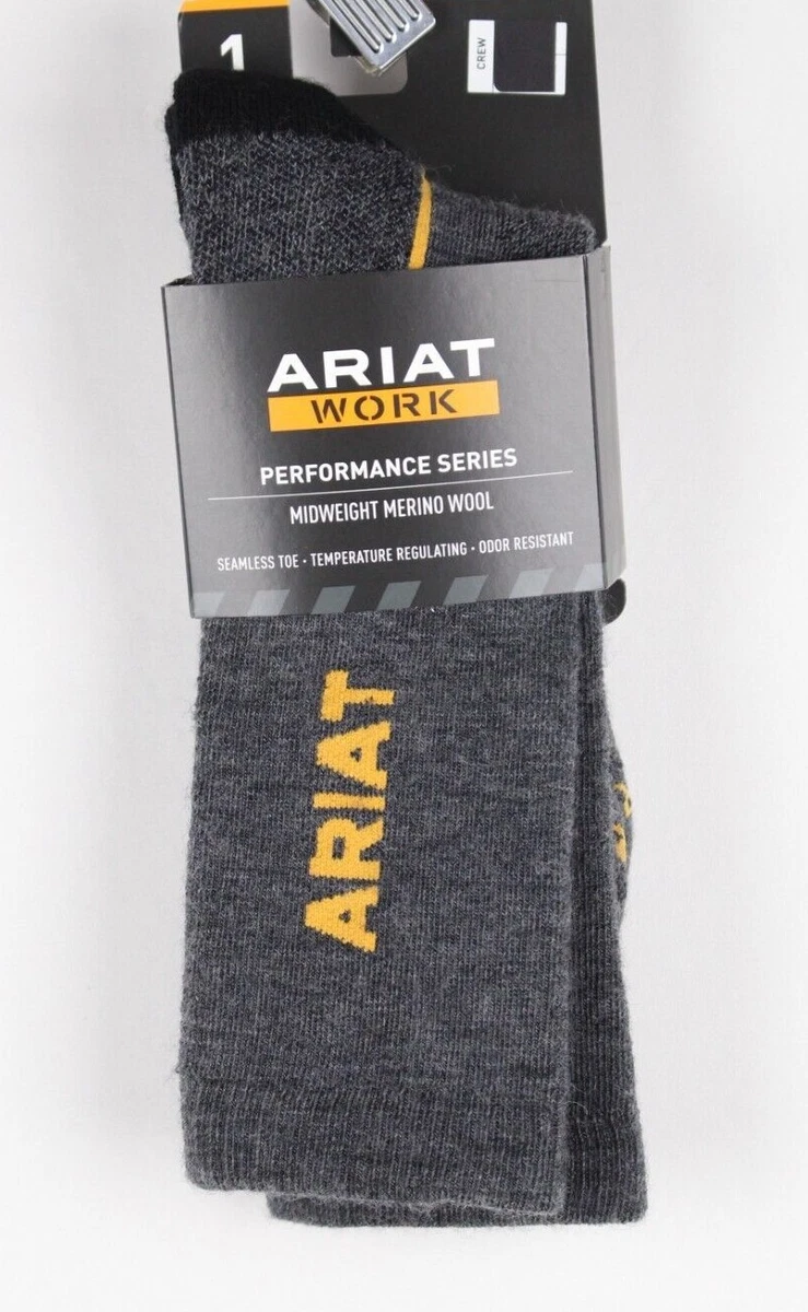 Chaussettes De Performance Ariat Alpaca Bleu Marine - Taille S, En Alpaga, Neuves