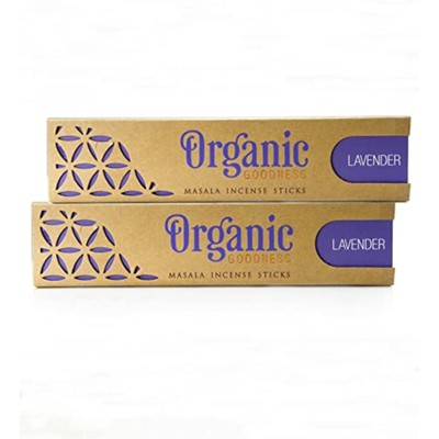 Song of India Organic Goodness Masala Incense Combo Varienty Pack (Lavender)