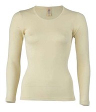 Engel Natur langarm Unterhemd Herren Shirt IVN Schurwolle