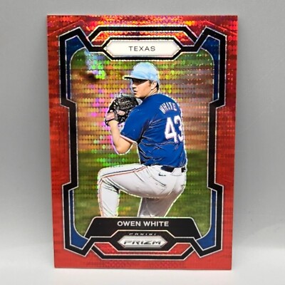 Owen White 2024 Panini Prizm #200 Red Pulsar Prizm /399
