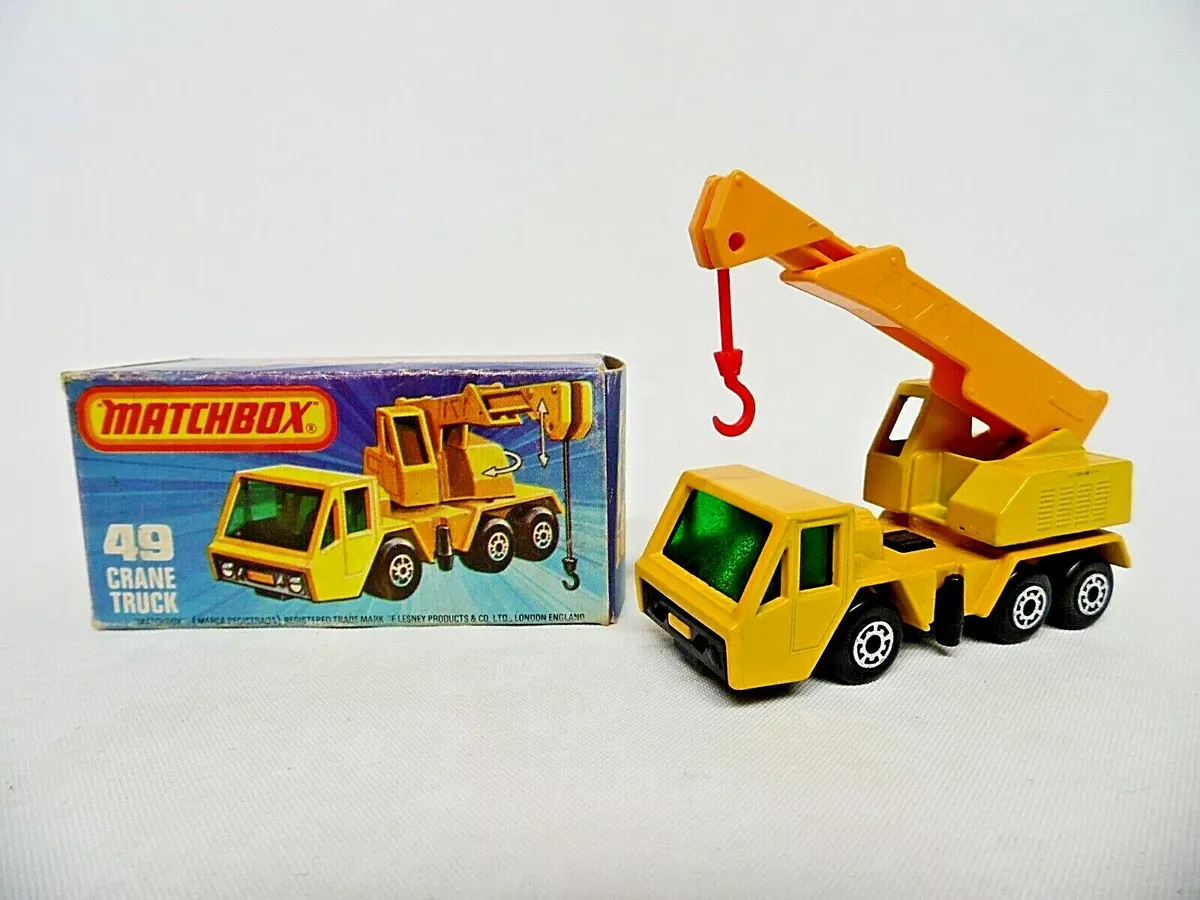 Matchbox crane cheap truck 1976